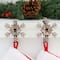 Original MantleClip® Oil-Rubbed Bronze Snowflake Icons Stocking Holders, 2ct.